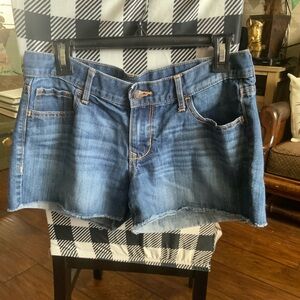 Old Navy Blue Denim Cutoff Jean Shorts